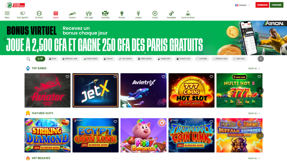 LNBPari Benin Casino screenshot